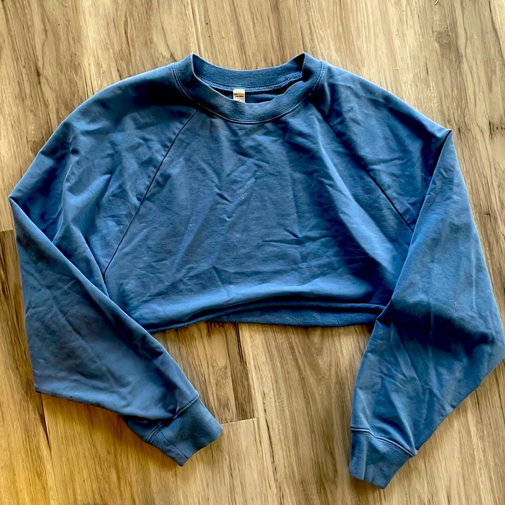 ALO YOGA Classic cropped crew neck